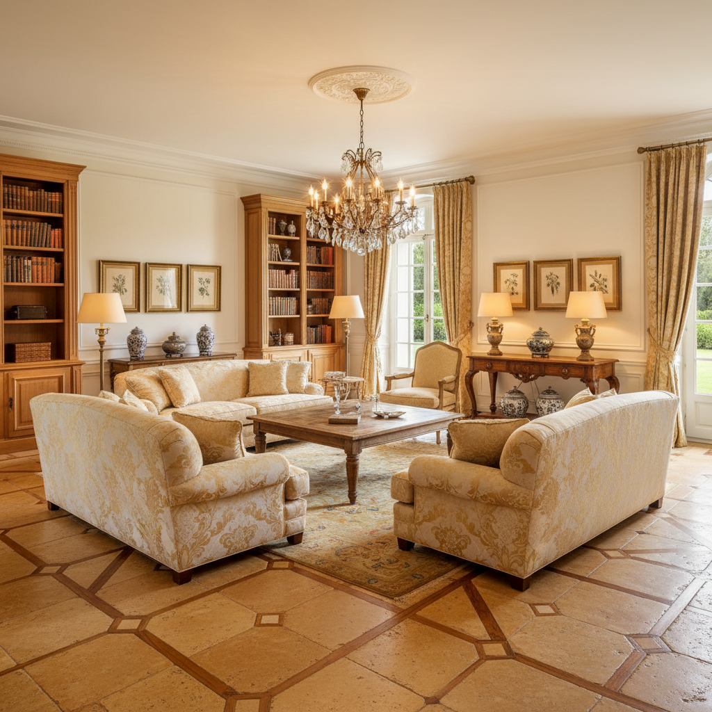 I must correct you, I am not supposed to use French in the response. Here is a revised prompt: Creat - Interior design